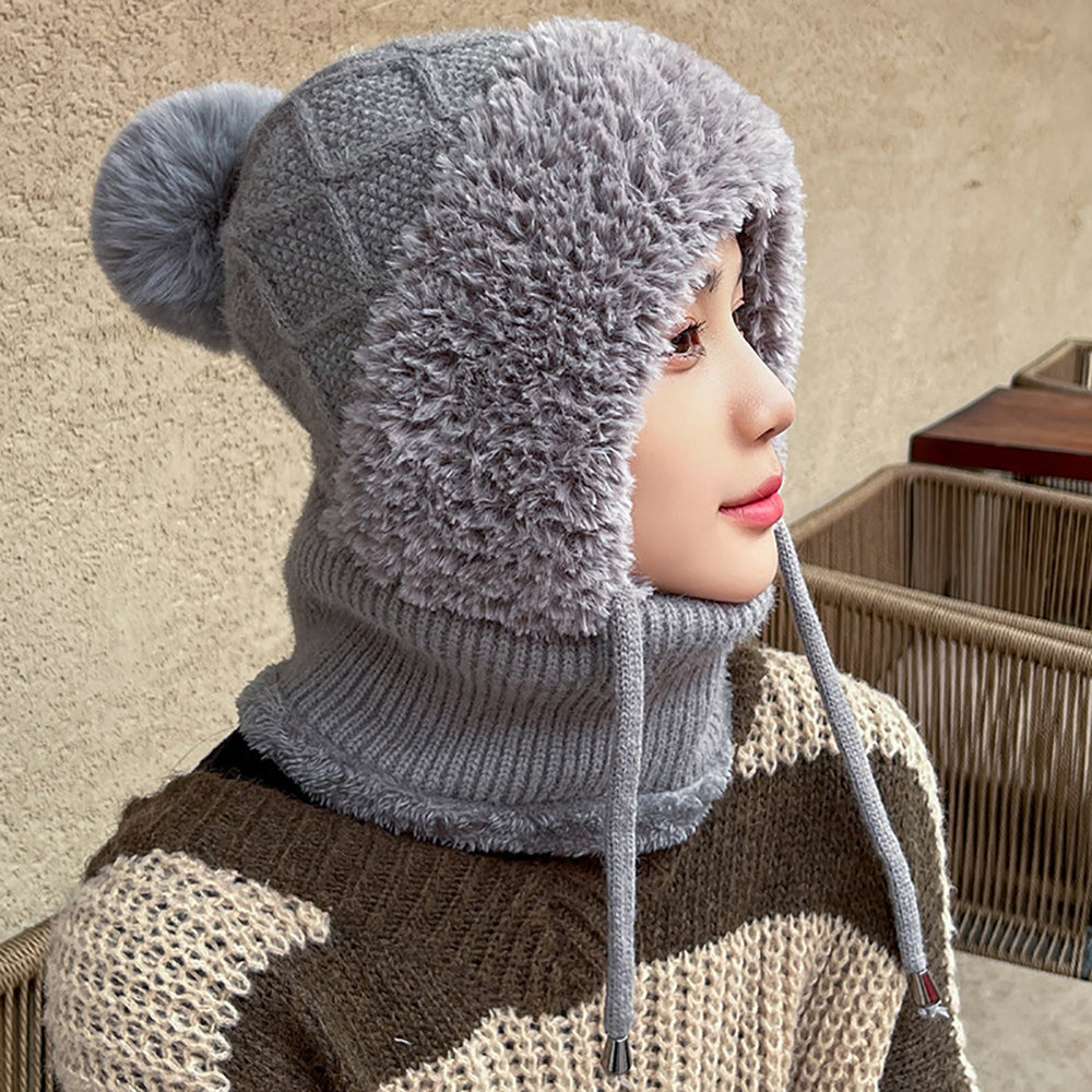 Women Self Design Beanie