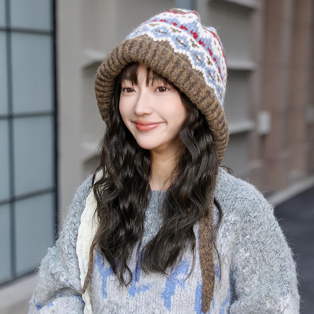 Women Printed Beanie Caps