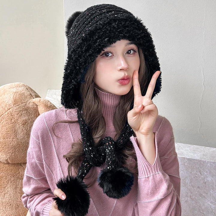 Women Self Design Beanie