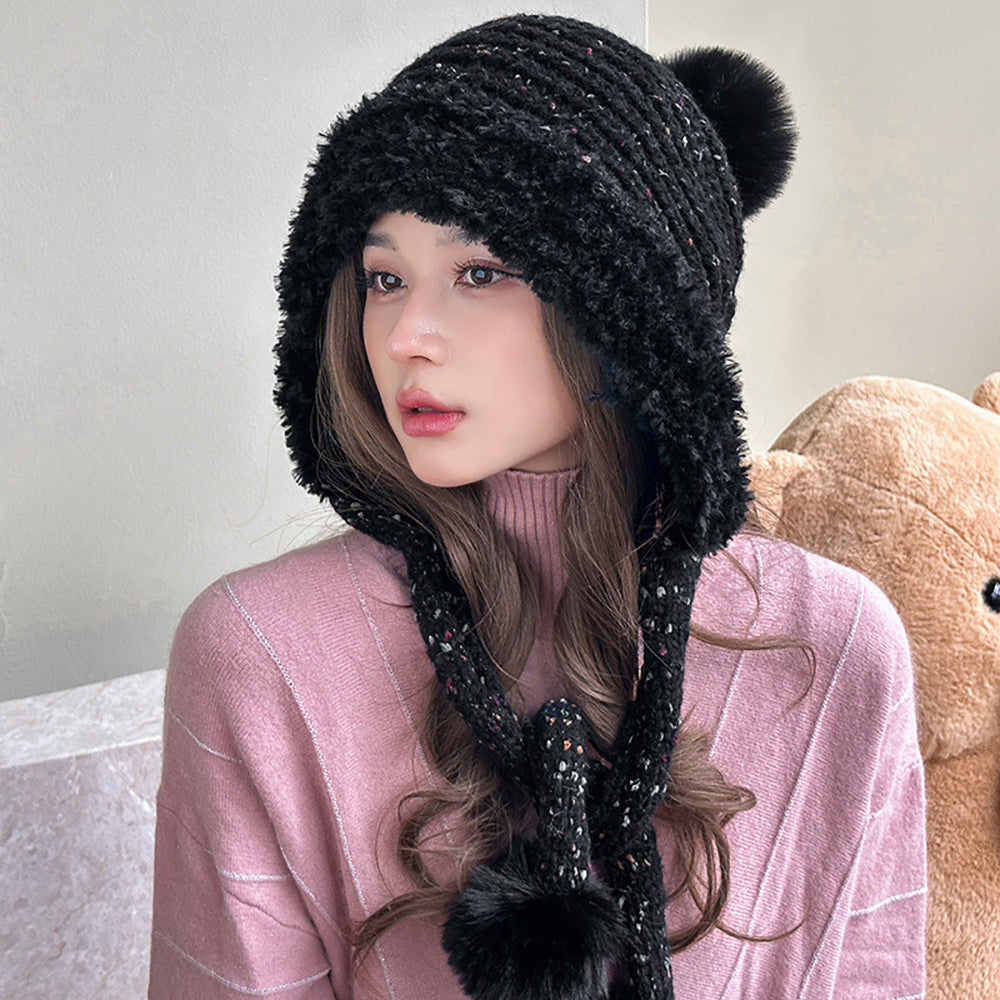 Women Self Design Beanie