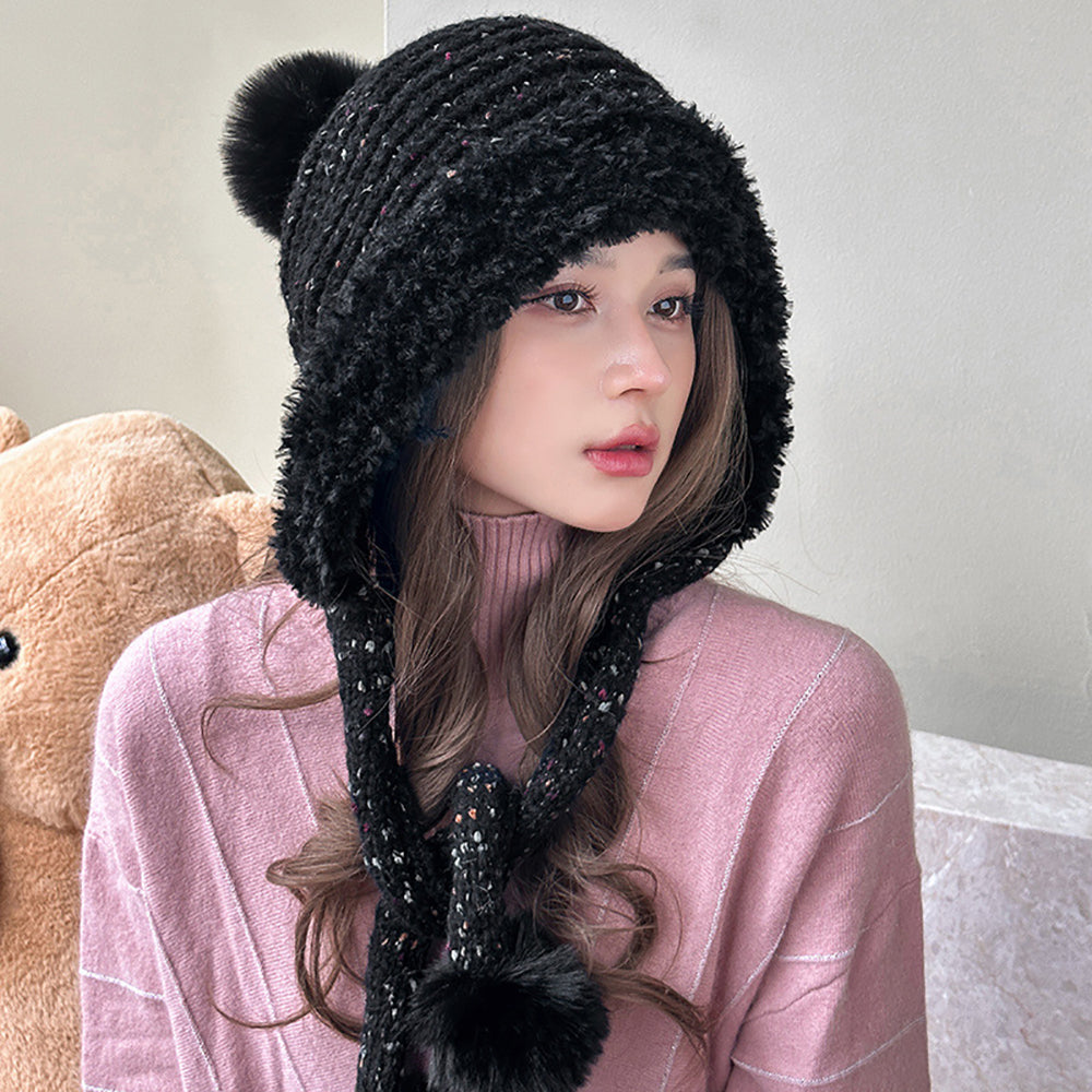 Women Self Design Beanie
