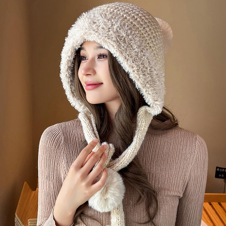 Women Self Design Beanie