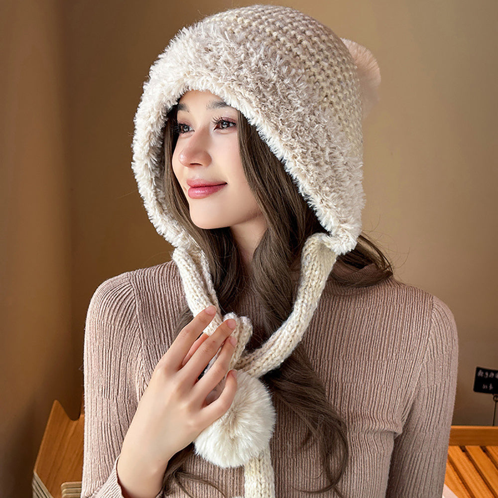 Women Self Design Beanie