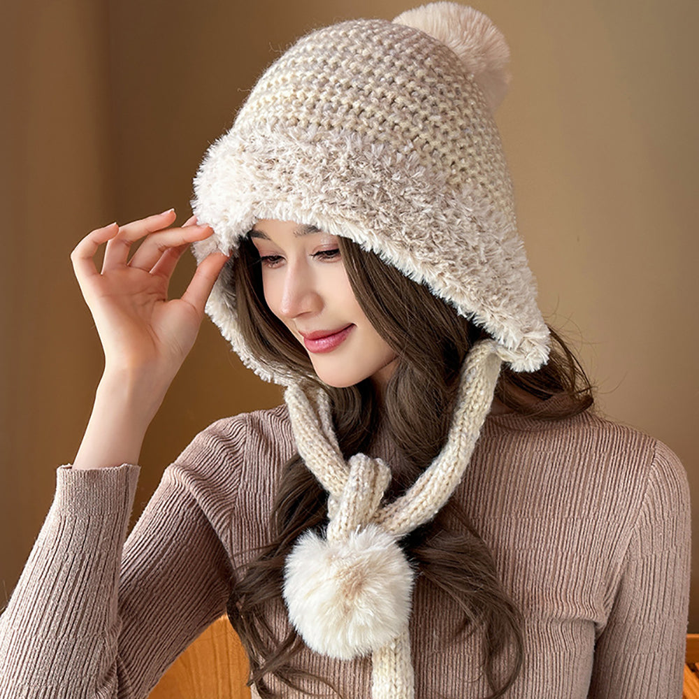 Women Self Design Beanie