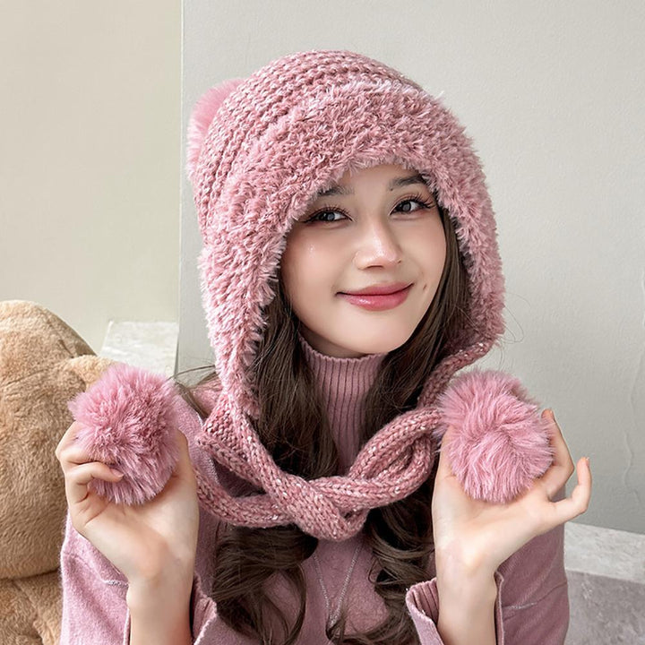 Women Self Design Beanie