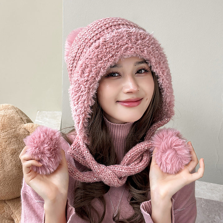 Women Self Design Beanie