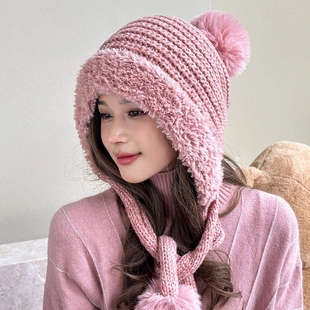 Women Self Design Beanie