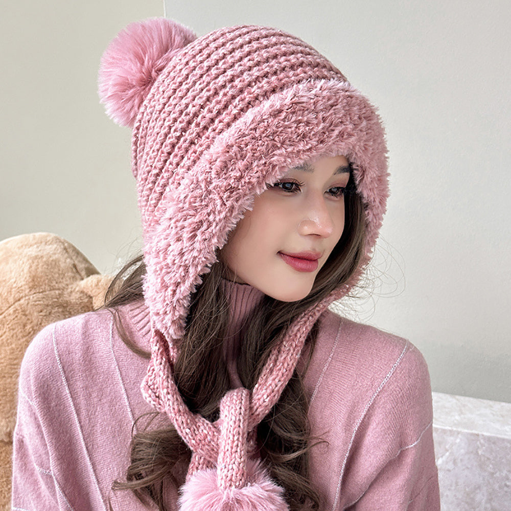 Women Self Design Beanie