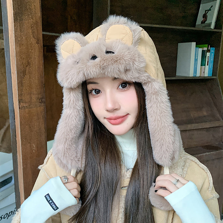 Women Self Design Beanie