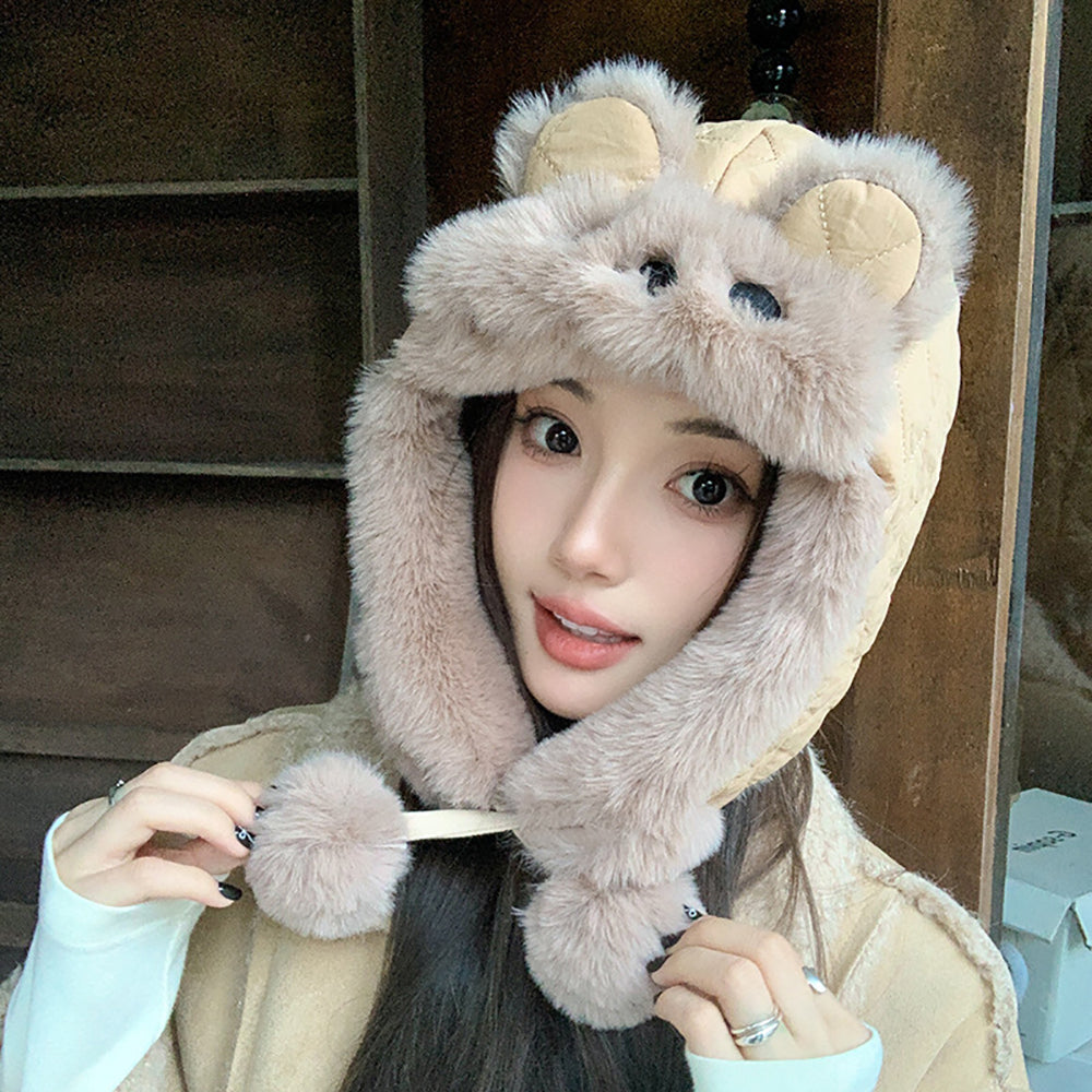 Women Self Design Beanie