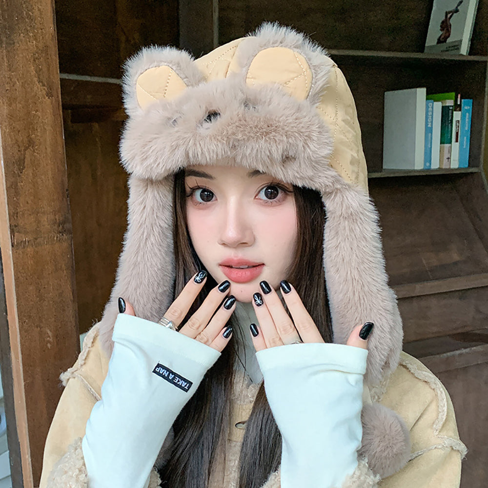 Women Self Design Beanie