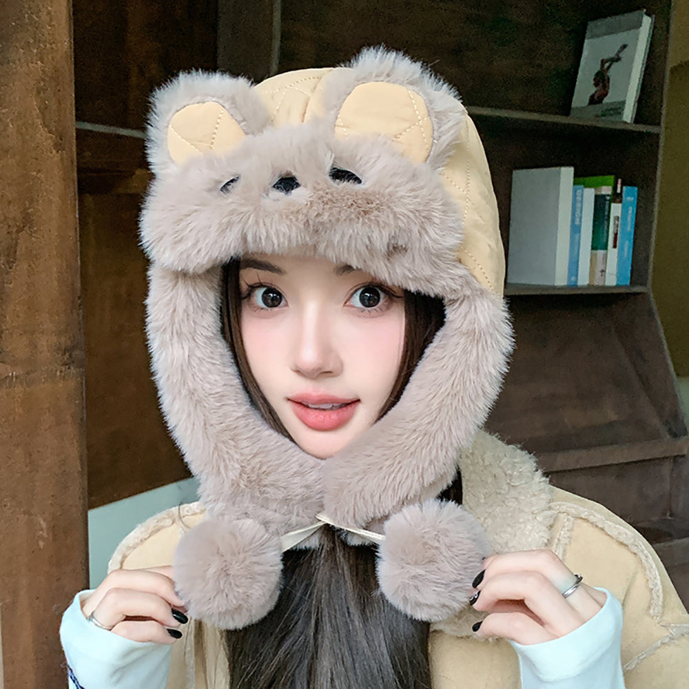 Women Self Design Beanie