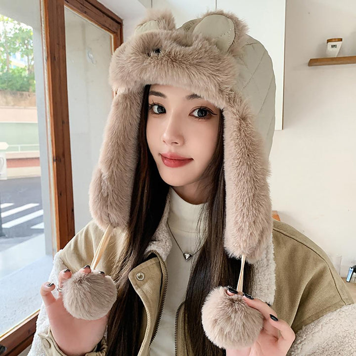 Women Self Design Beanie