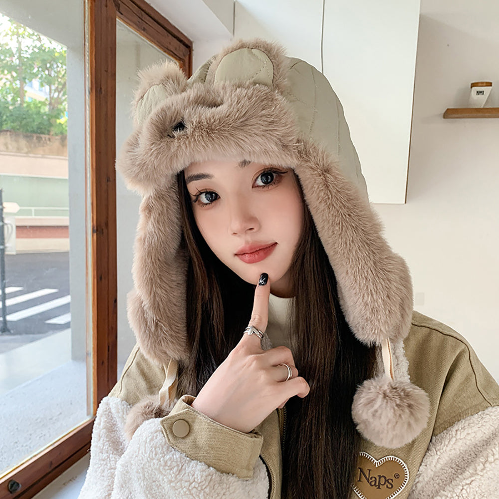 Women Self Design Beanie