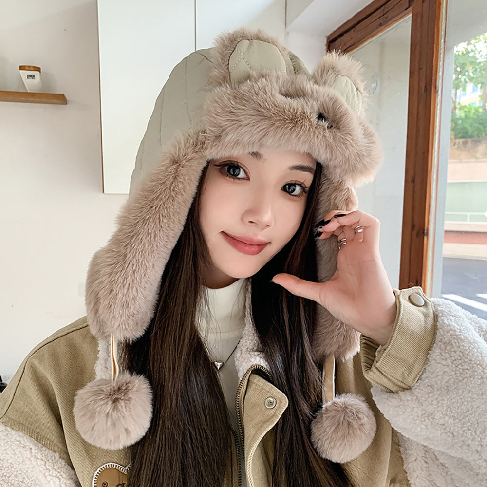 Women Self Design Beanie