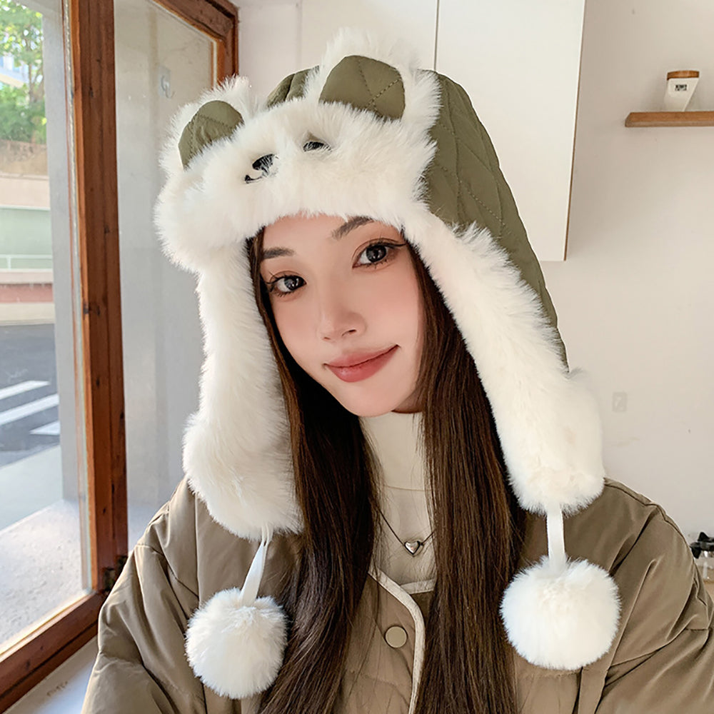 Women Self Design Beanie