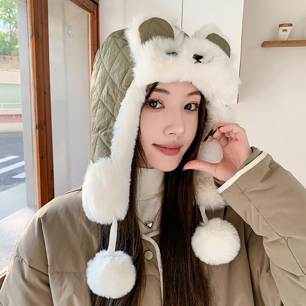 Women Self Design Beanie