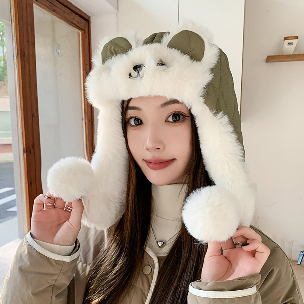 Women Self Design Beanie