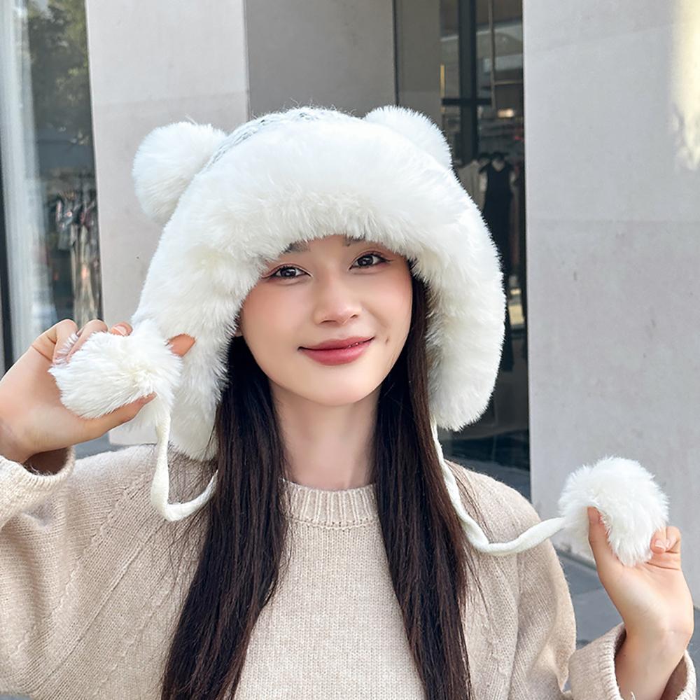 Women Self Design Beanie
