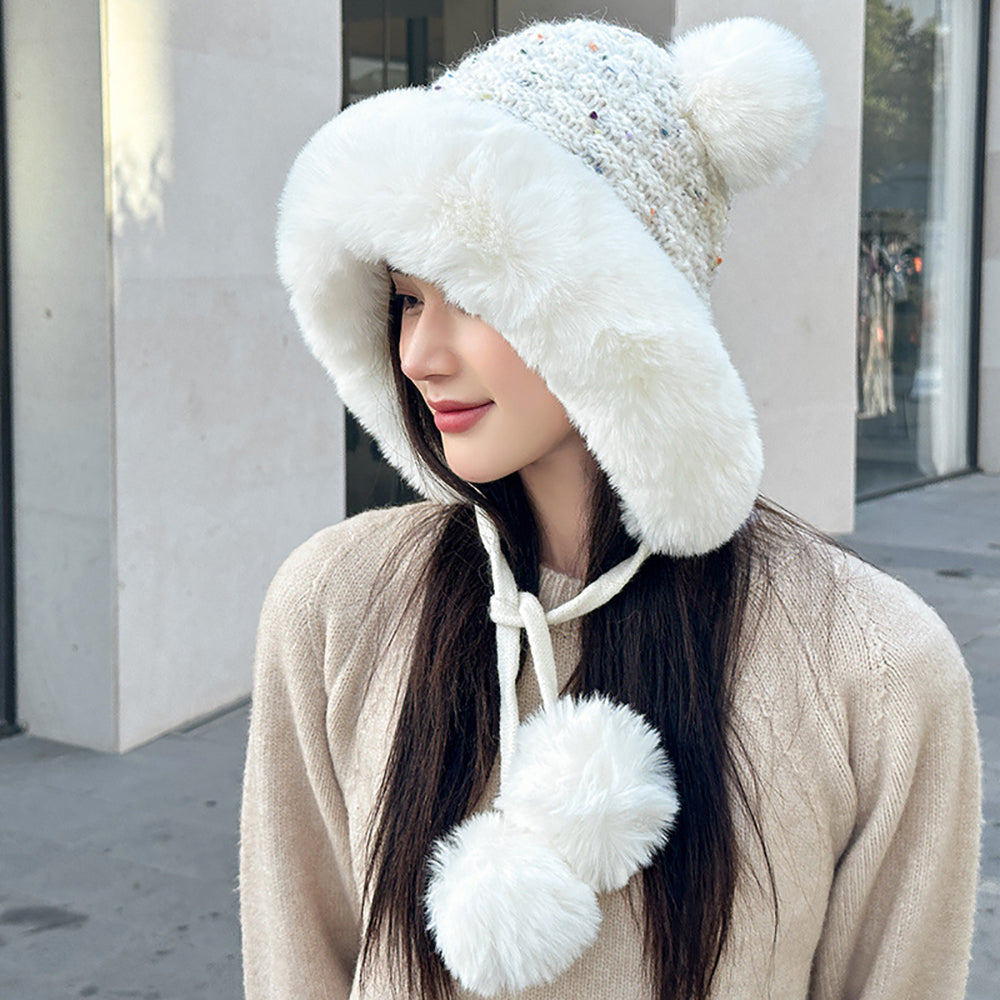 Women Self Design Beanie