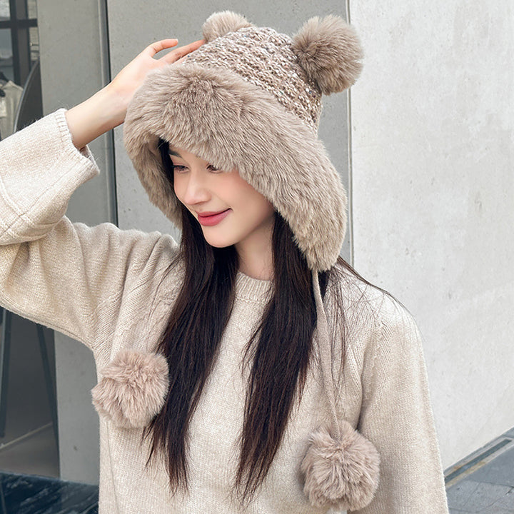 Women Solid Beanie Caps