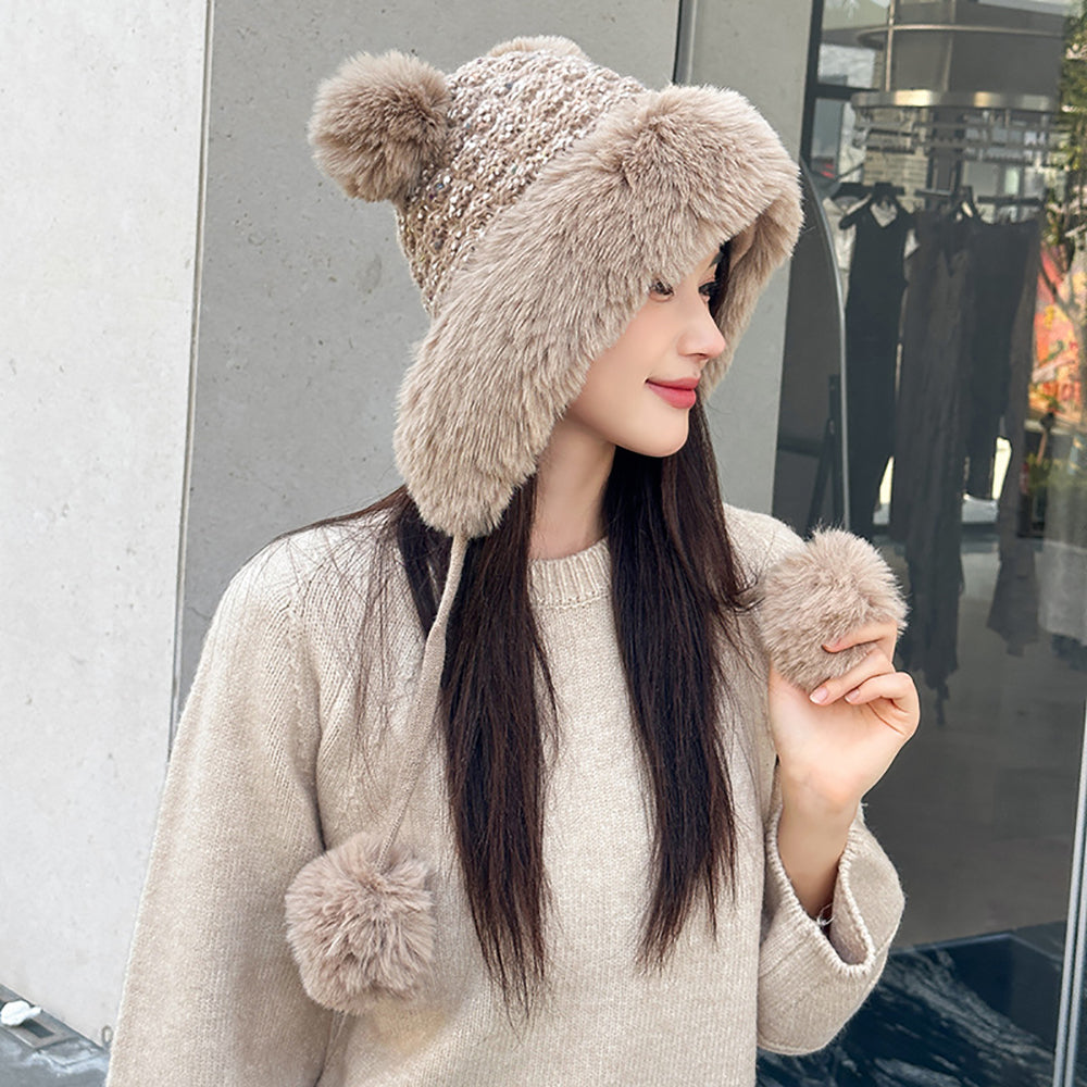 Women Solid Beanie Caps