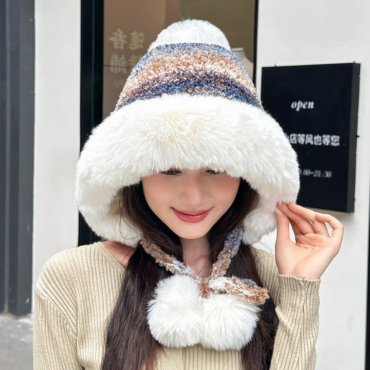 Women Colourblocked Beanie