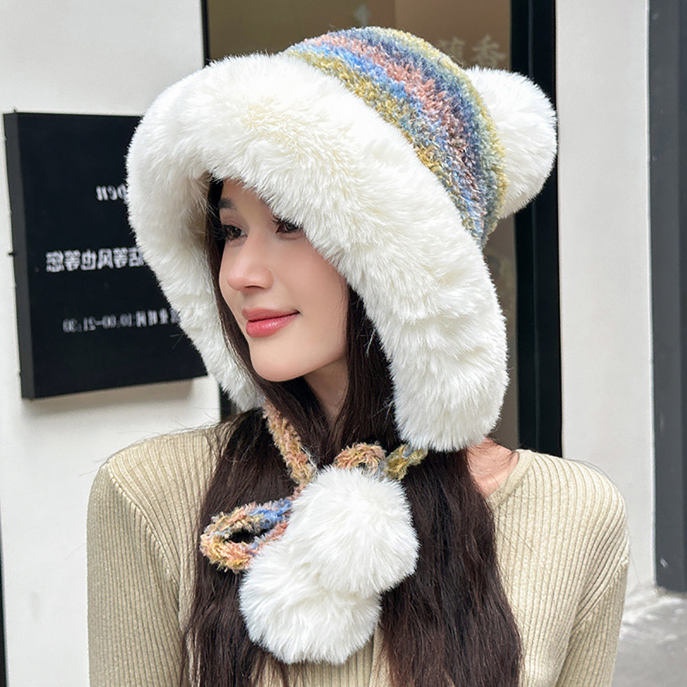 Women Colourblocked Beanie