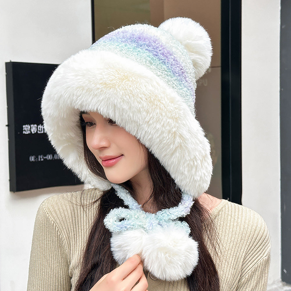 Women Self Design Beanie