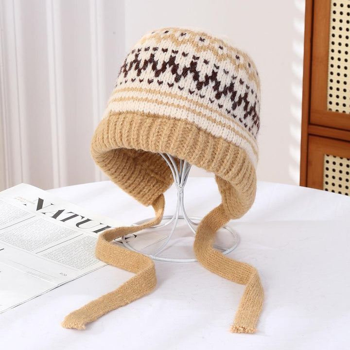 Women Self Design Beanie