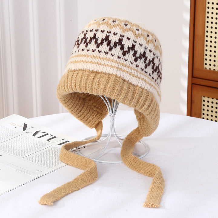 Women Self Design Beanie