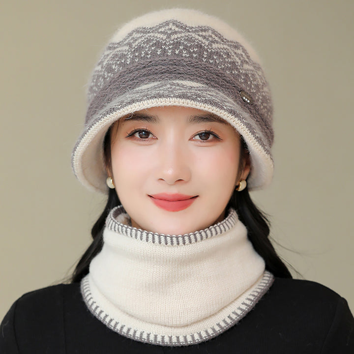 Women Self Design Beanie