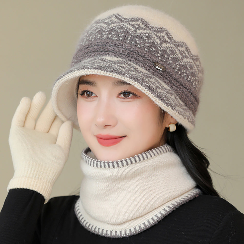 Women Self Design Beanie