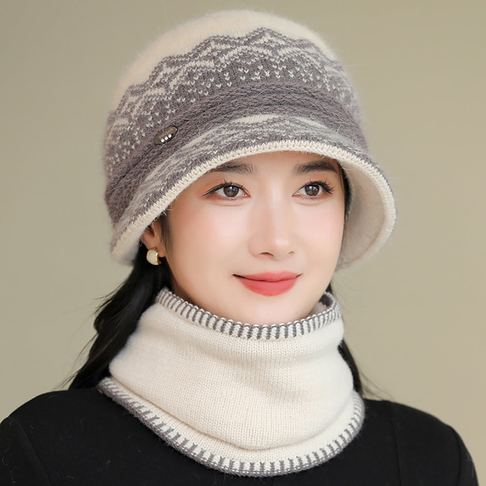 Women Self Design Beanie