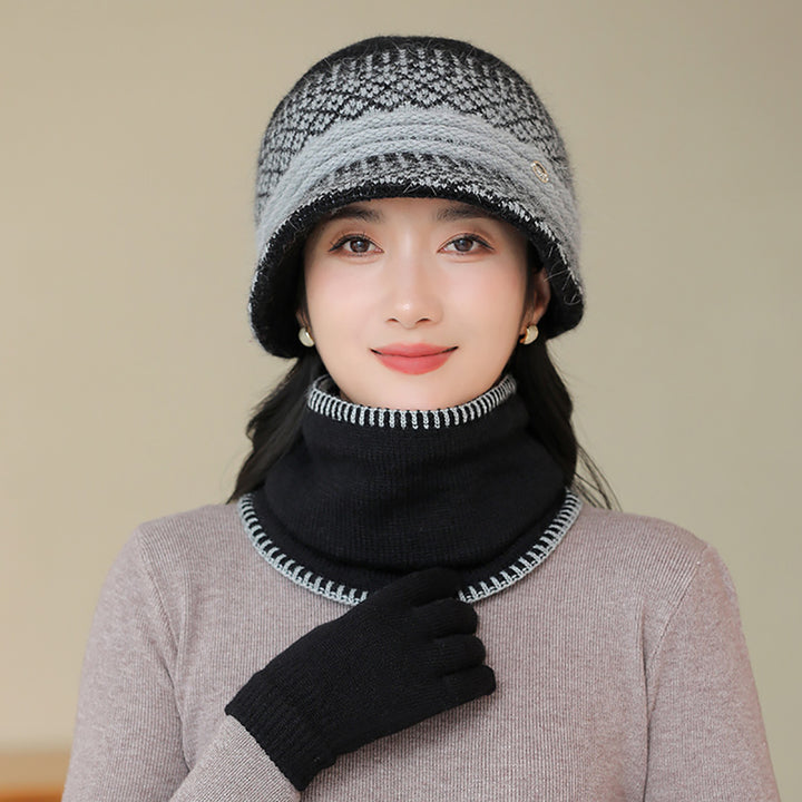 Women Self Design Beanie