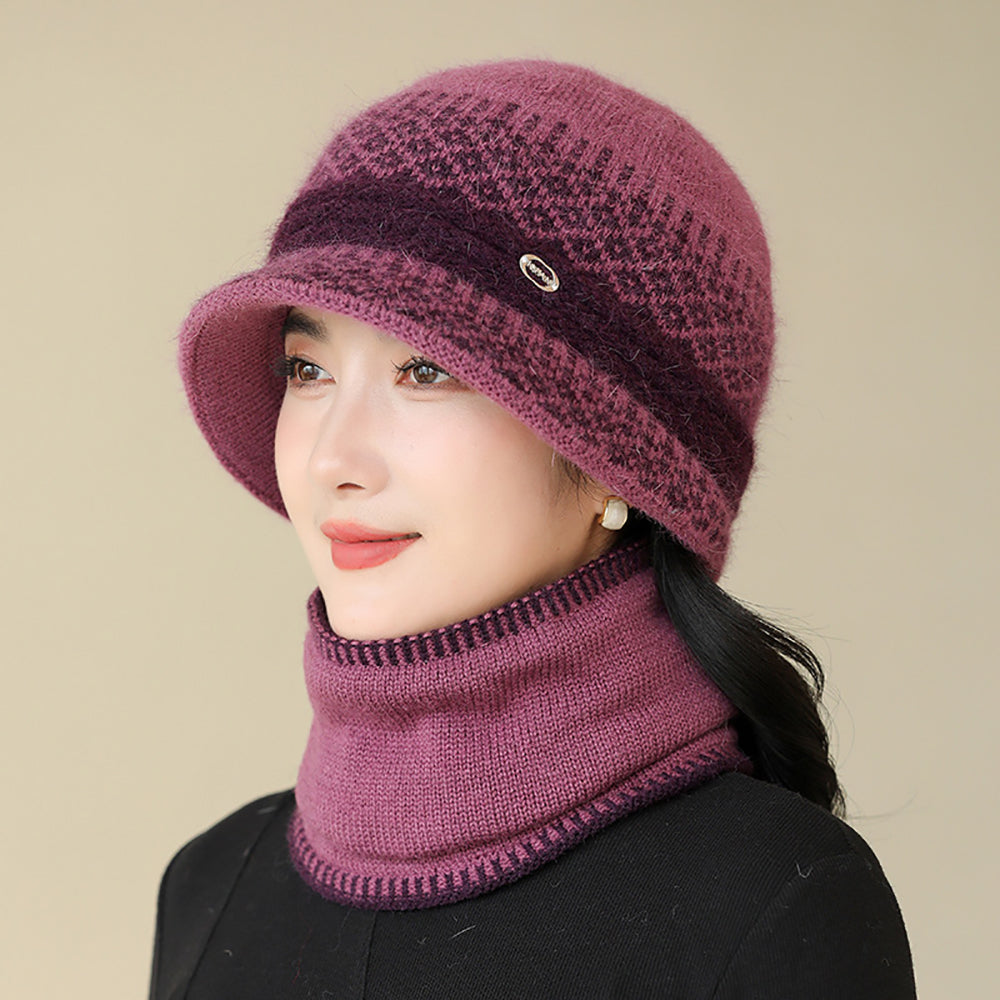 Women Self Design Beanie Caps