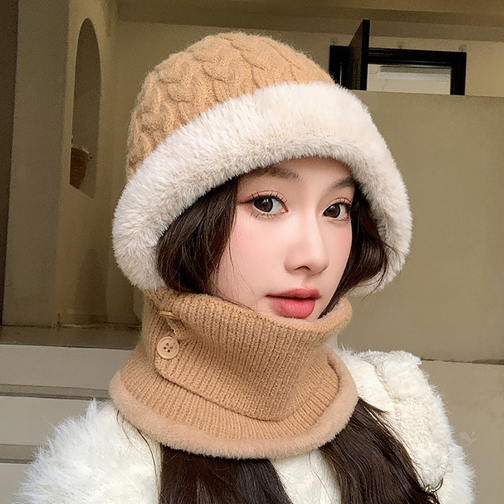 Women Colourblocked Balaclava Caps