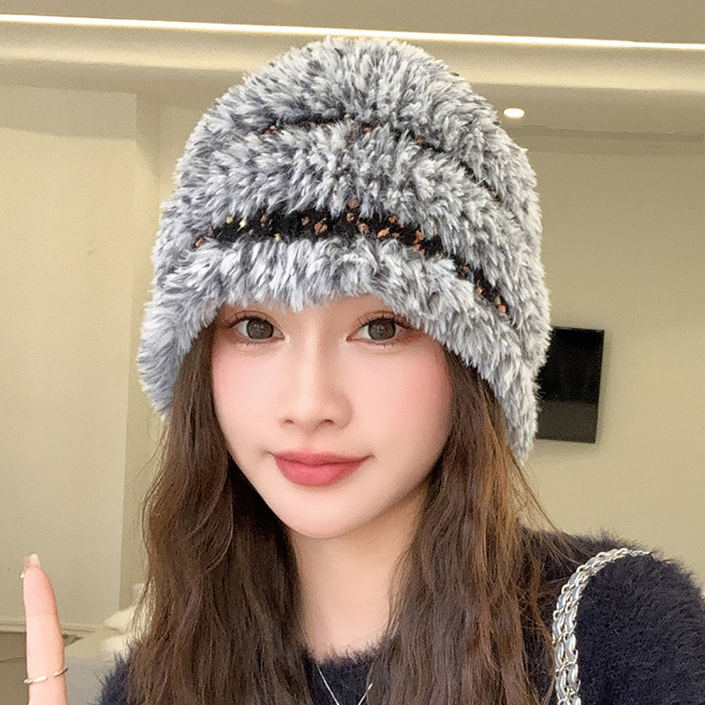 Women Self Design Beanie