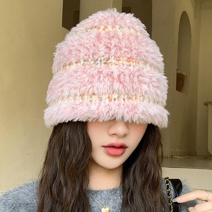 Women Self Design Beanie