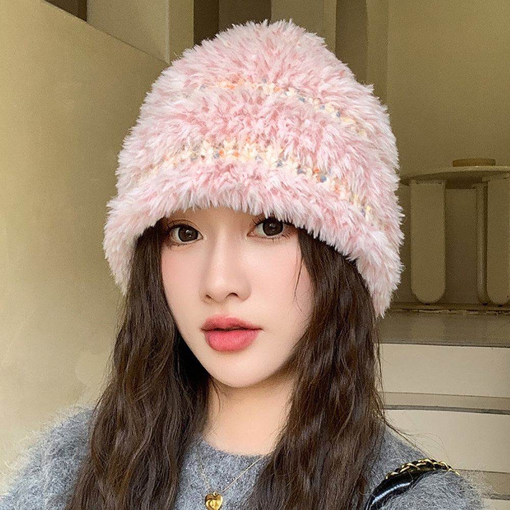 Women Self Design Beanie