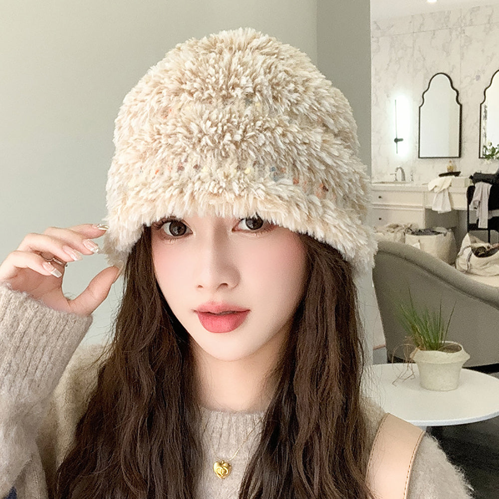 Women Self Design Beanie