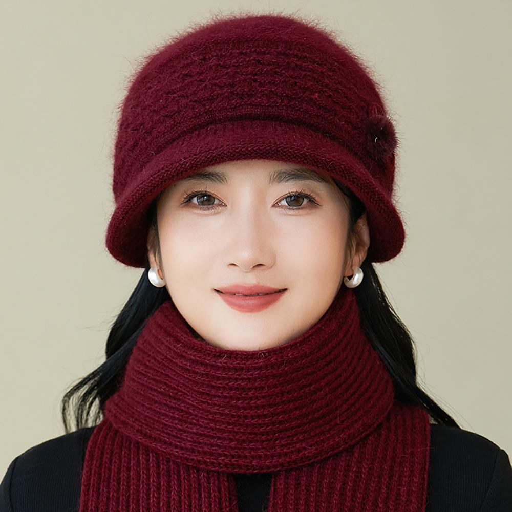 Women Self Design Beanie