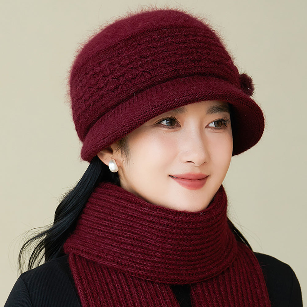 Women Self Design Beanie