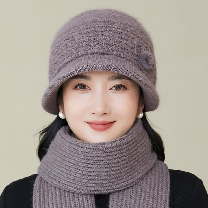 Women Self Design Beanie