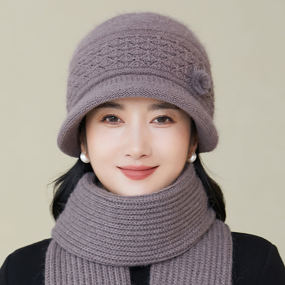 Women Self Design Beanie