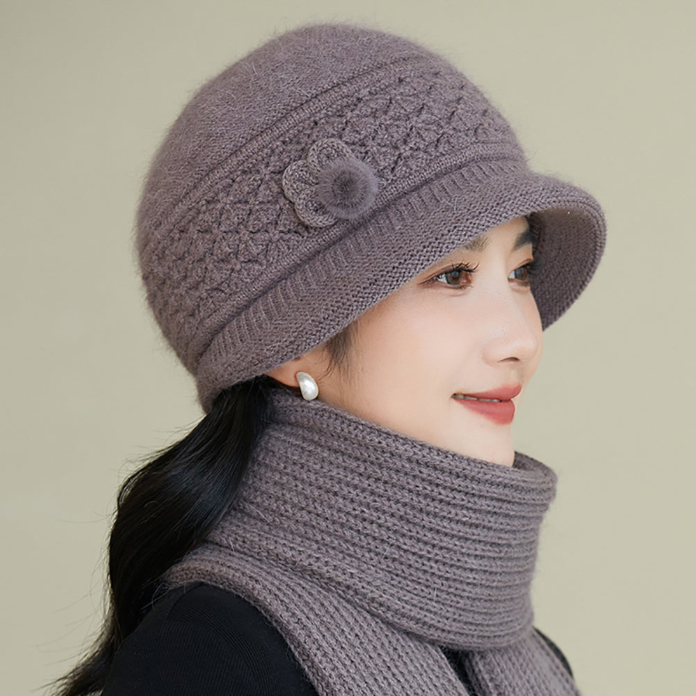 Women Self Design Beanie