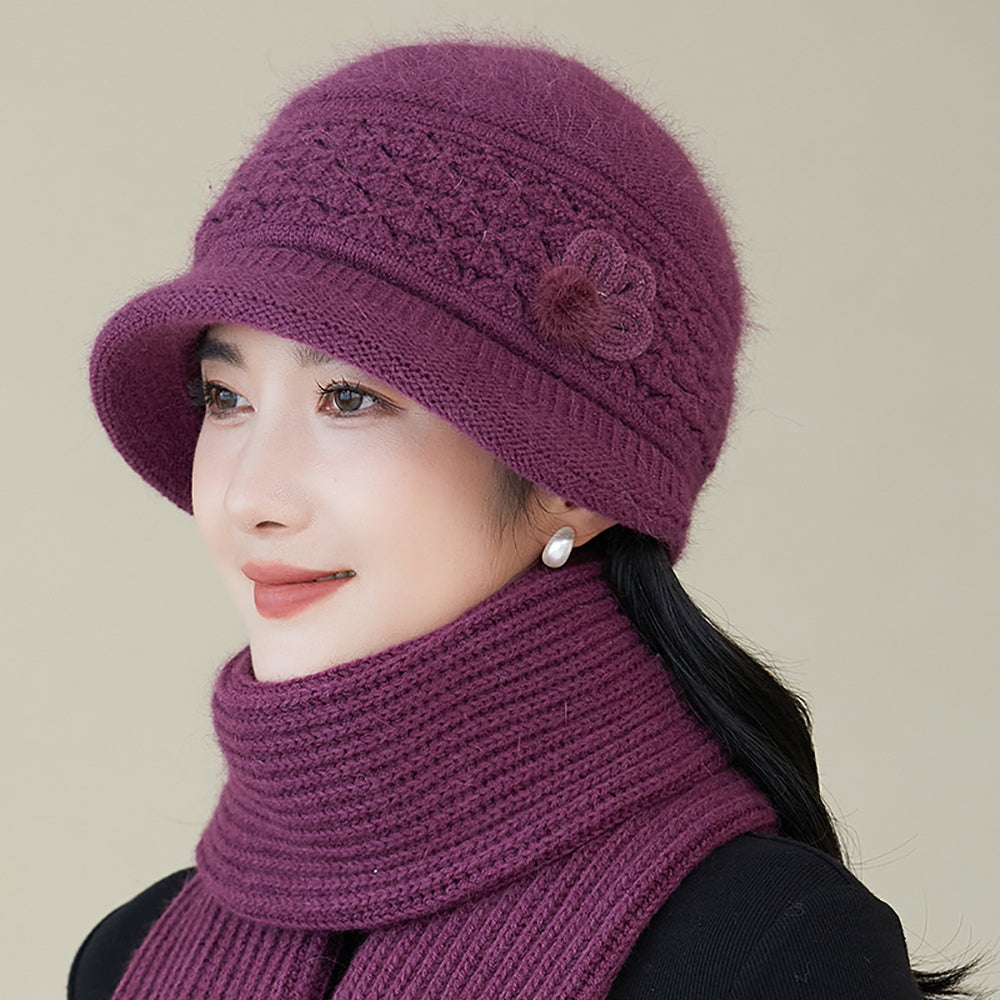 Women Self Design Beanie