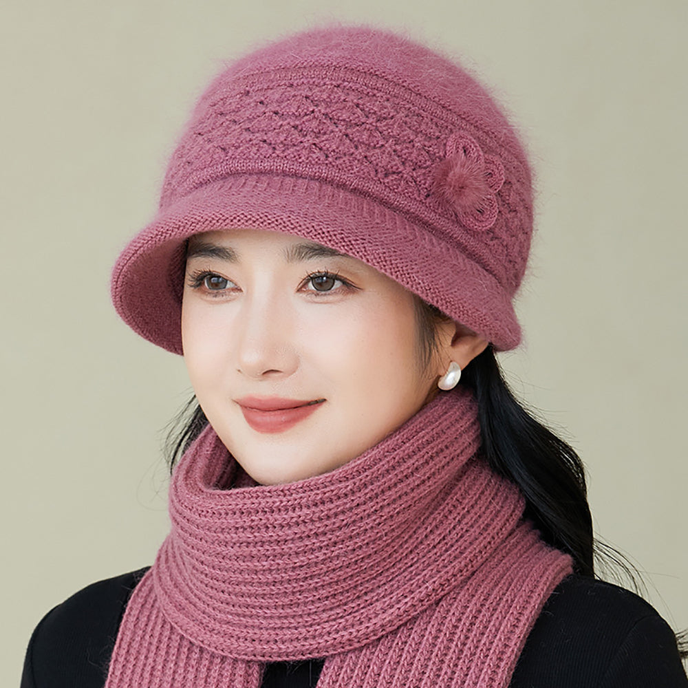 Women Self Design Beanie