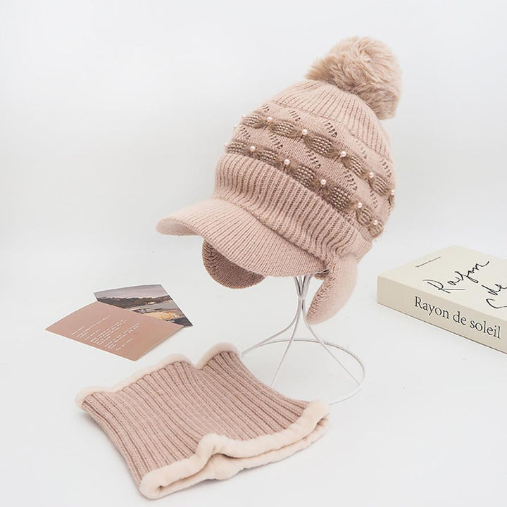 Women Self Design Beanie Caps