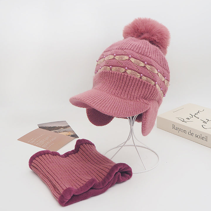 Women Self Design Beanie
